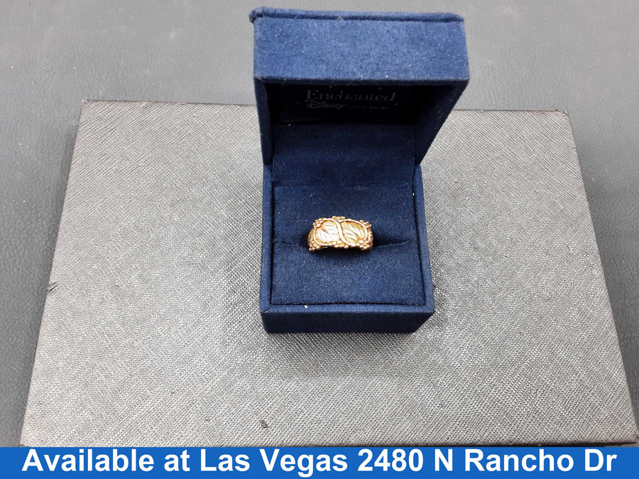 Women's Ring - Tricolor Gold 10k (.417) 4.9 grams Size 5.5