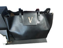 Versace Vitus Leather Black Purse / Handbag