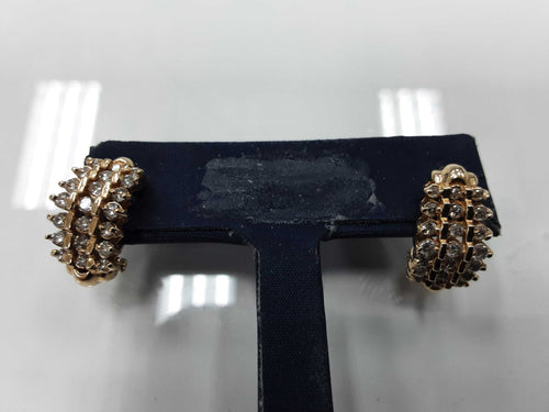 Earrings - Yellow Gold 14k (.585) 5.9 grams