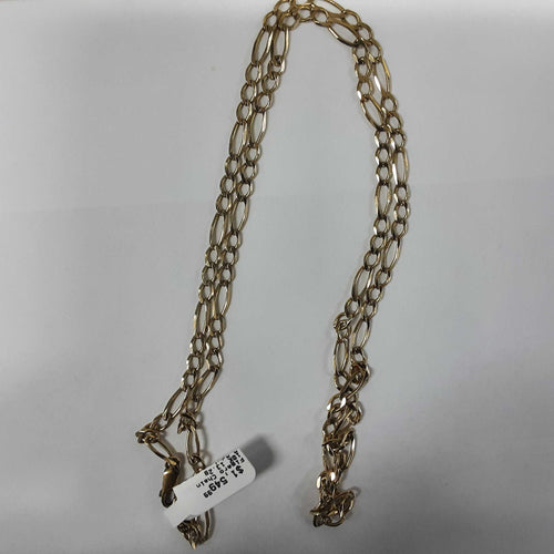 Figaro Chain - Yellow Gold 10k (.417) 13.2 grams 26 inch