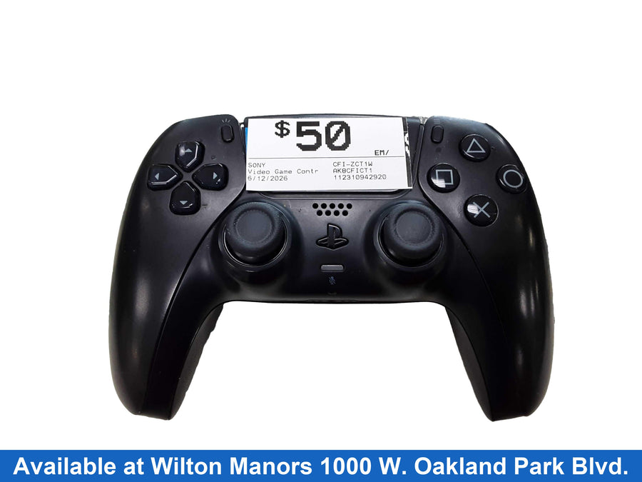 Sony Cfi-zct1w Black Gaming Controller