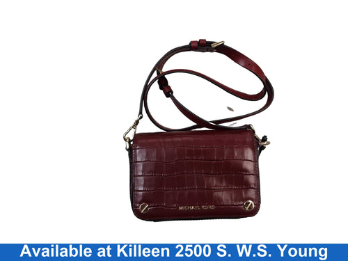 Michael Kors Jet Set Small Nylon Crossbody Bag Red Purse / Handbag