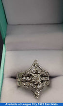 Women's Ring - White Gold 14k (.585) 9.7 grams Size 7