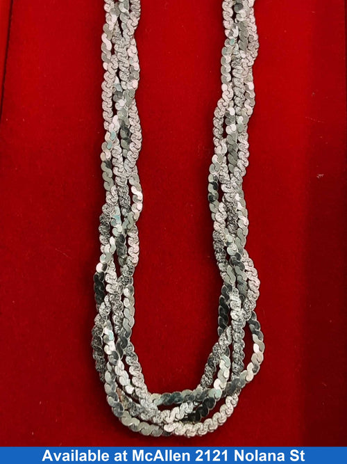 Fox Tail Chain - Silver 14.7 grams 20 inch