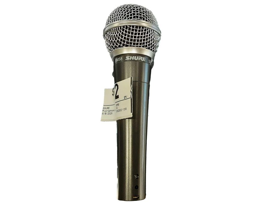 Shure Sm58 Black Corded Microphone