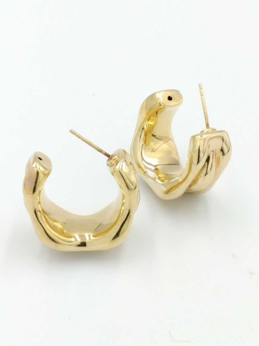 Bangle Earrings - Yellow Gold 14k (.585) 6.4 grams