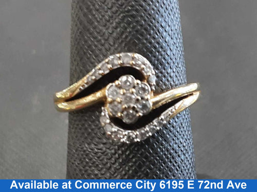 Women's Ring - Yellow Gold 10k (.417) 3.4 grams Size 8