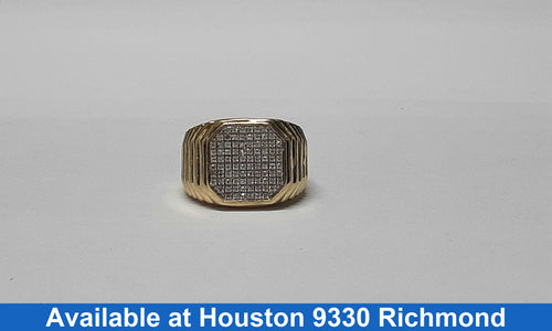 Men's Ring - Yellow Gold 10k (.417) 5.6 grams Size 8.5