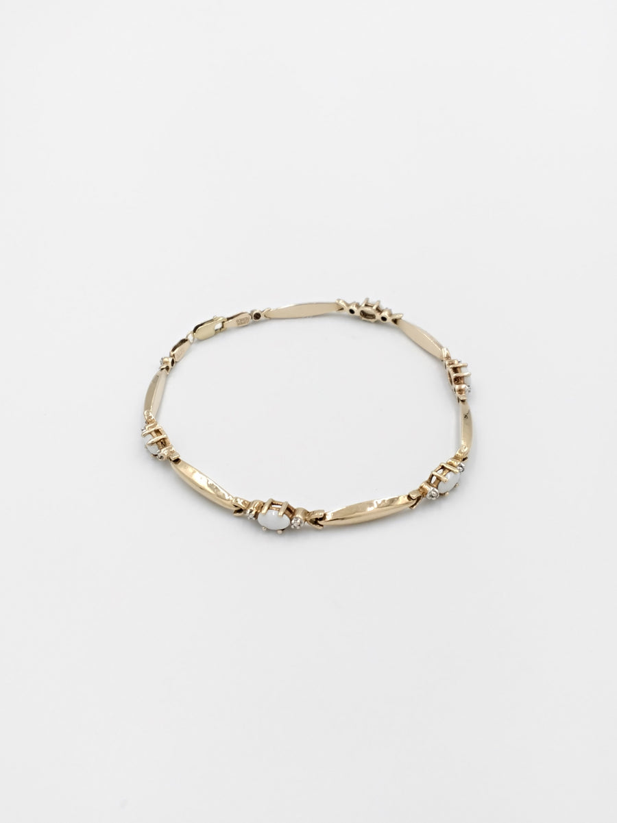 Bracelet - Yellow Gold 10k (.417) 4.2 grams 7 inch
