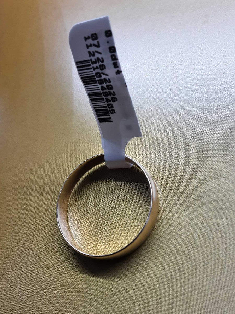 Ring - Wedding Band - Yellow Gold 10k (.417) 1.9 grams Size 12
