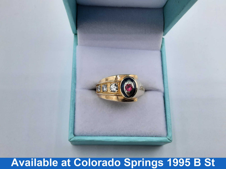 Women's Ring - Yellow Gold 10k (.417) 7.6 grams Size 9