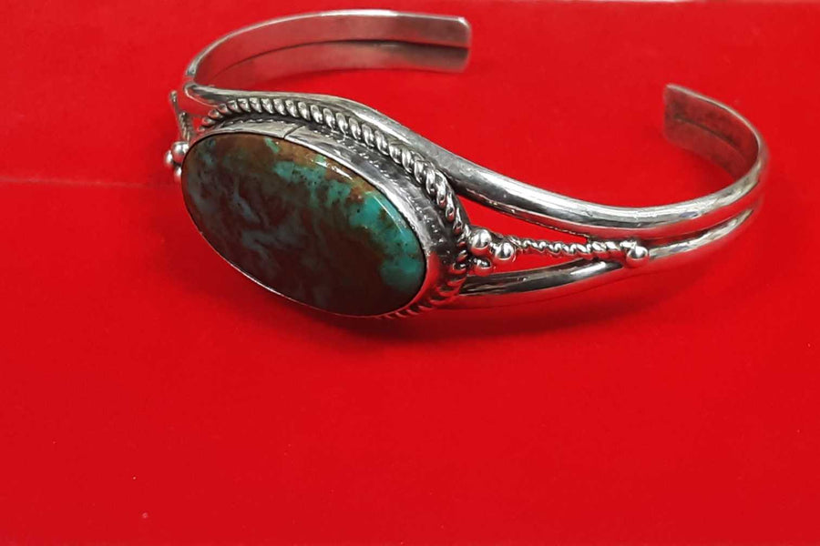 Bangle Bracelet - Silver 19.5 grams 7 inch