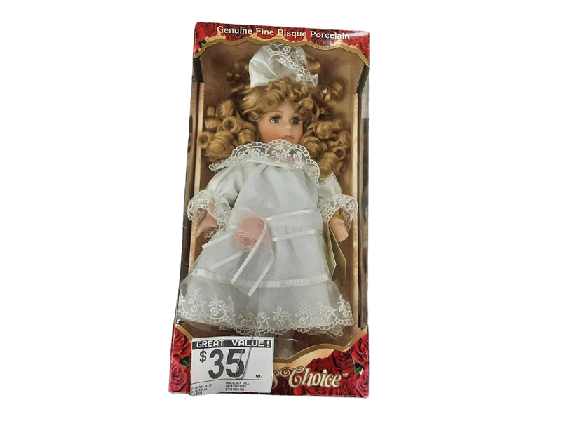 Collector's Choice Porcelain Doll White Other Collectible