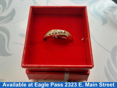 Ring - Wedding Band - Yellow Gold 10k (.417) 2.2 grams Size 12