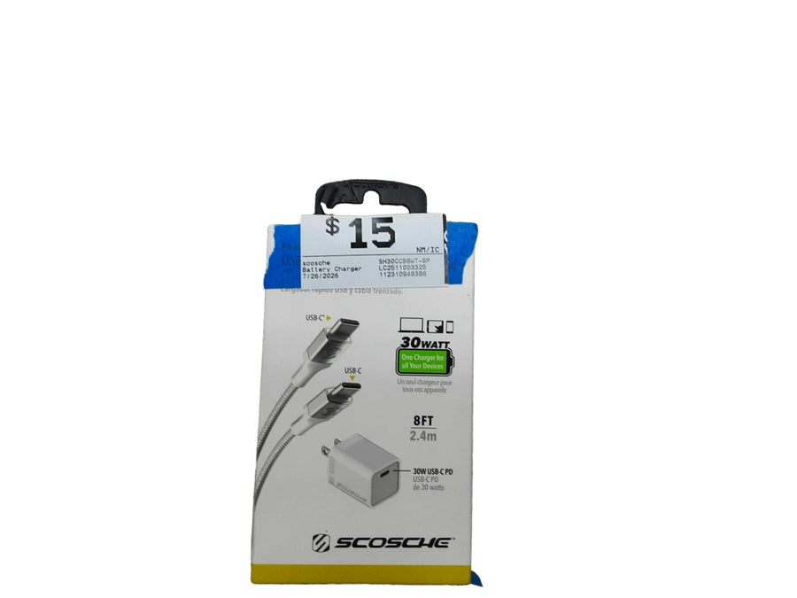 Scosche Sh30ccb8wt-sp White Battery Charger