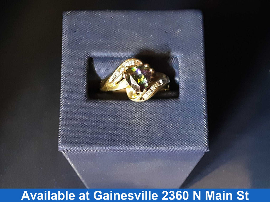 Women's Ring - Yellow Gold 10k (.417) 3.1 grams Size 7