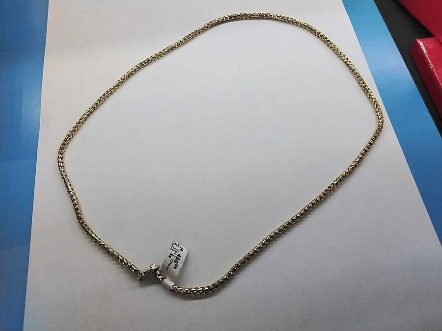 Fox Tail Chain - Yellow Gold 14k (.585) 31.6 grams 24 inch
