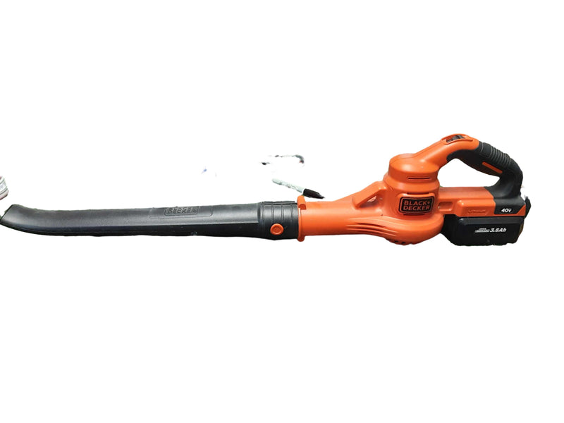 Black And Decker Lsw40 Orange Cordless Leaf Blower
