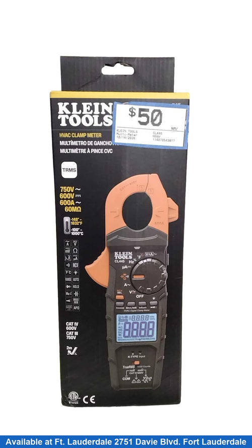 Klein Tools Cl445 Orange Gauge / Meter