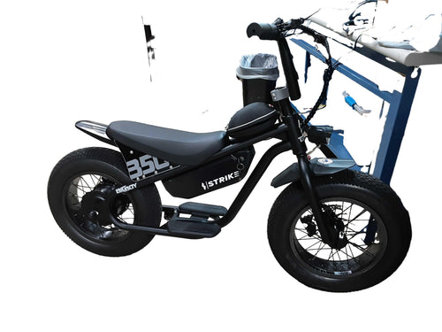 Electric Cycle Big Boy Black Powered Bike Scooter