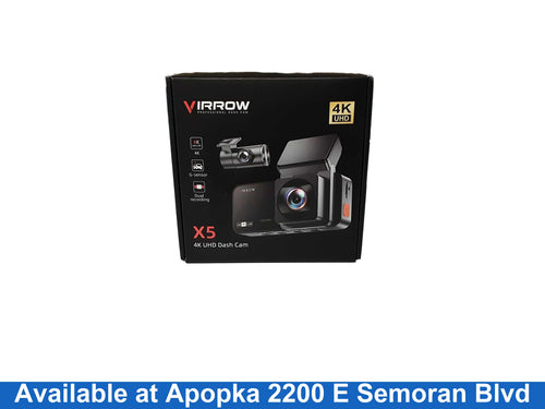 Virrow X5 Black Radar Detector / Dash Cam