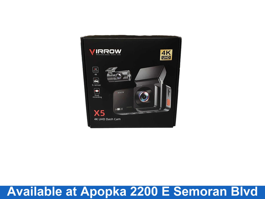 Virrow X5 Black Radar Detector / Dash Cam