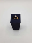 Ring - Engagement Set - Yellow Gold 14k (.585) 5.6 grams Size 8.5