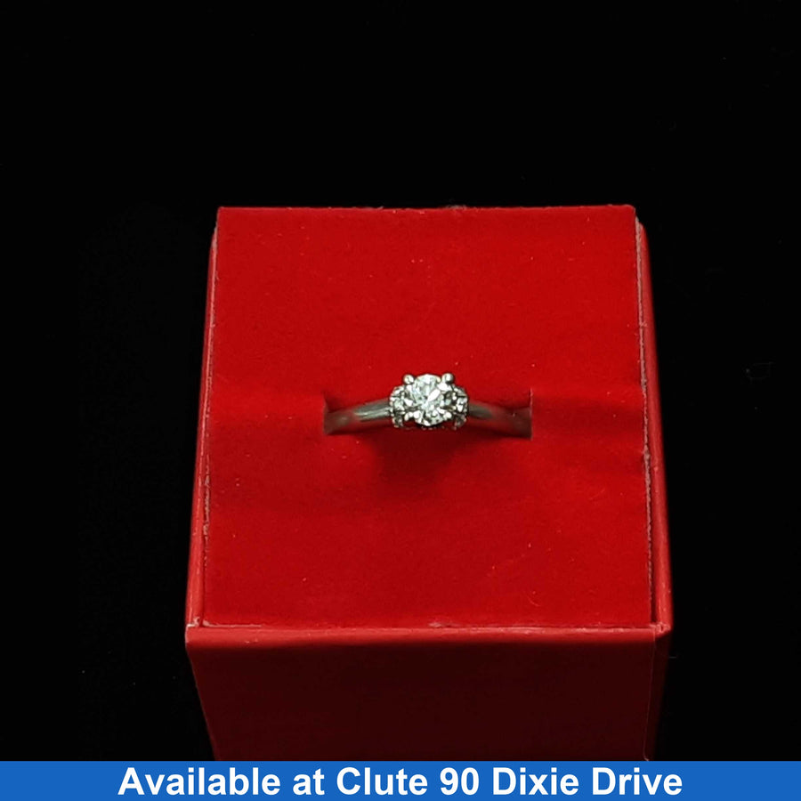Ring - Wedding Band - White Gold 14k (.585) 4.8 grams Size 8