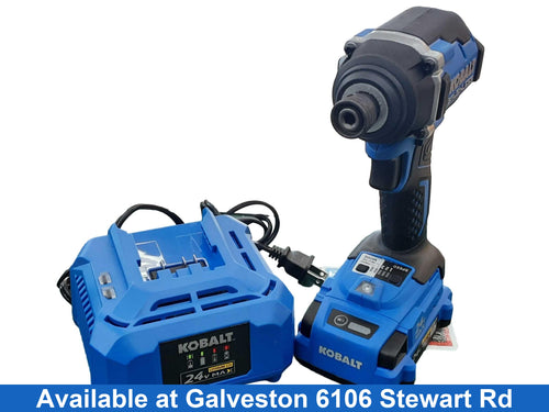 Kobalt 124b-03 Blue Cordless Impact Drill