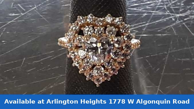 Women's Ring - Yellow Gold 14k (.585) 6.2 grams Size 6