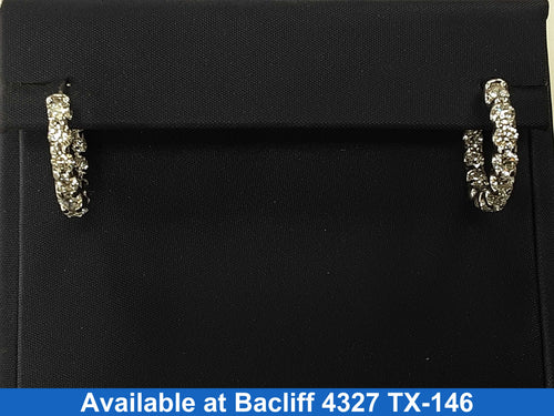 Earrings - White Gold 18k (.750) 5.9 grams