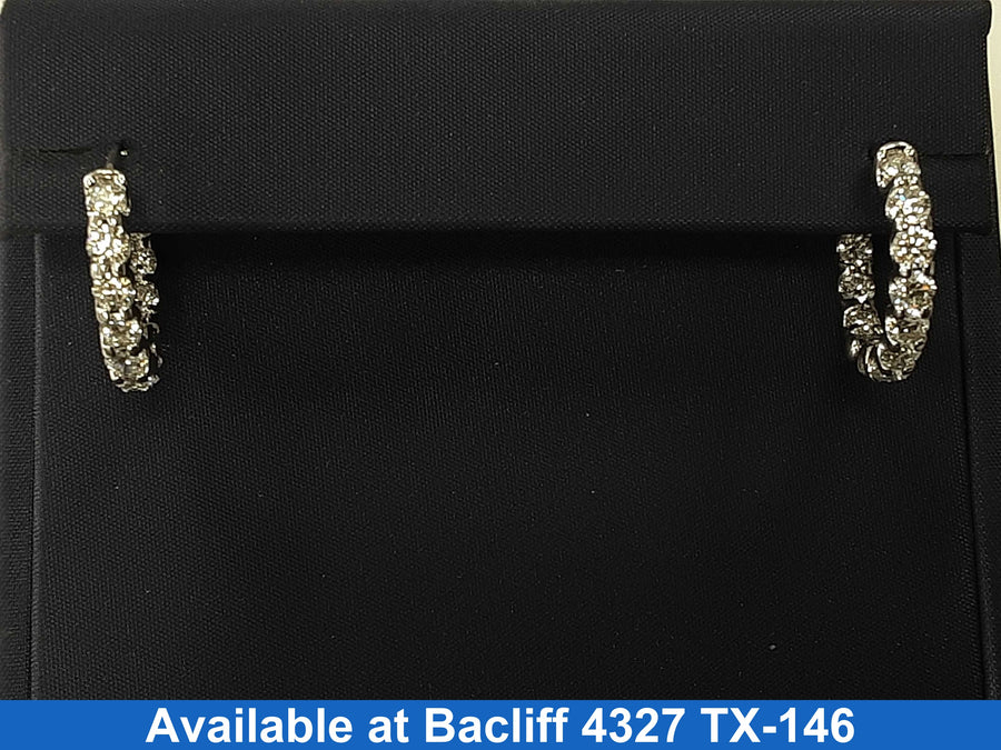 Earrings - White Gold 18k (.750) 5.9 grams