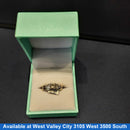 Ring - Engagement Set - White Gold 14k (.585) 4.9 grams Size 6