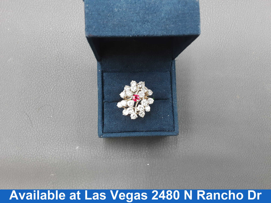 Women's Ring - Yellow Gold 14k (.585) 8.9 Grams Size 9.5