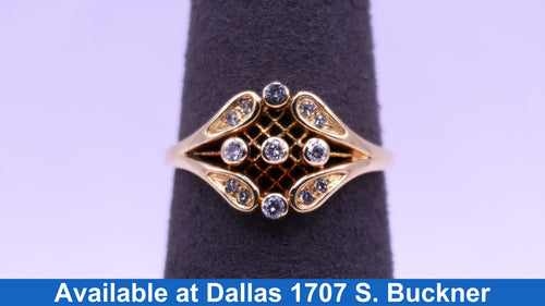 Women's Ring - Yellow Gold 14k (.585) 4 grams Size 6.5