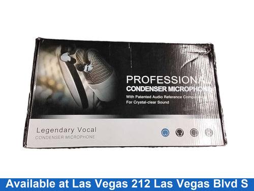 Professional Legendary Vocal Black Corded Microphone