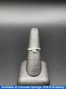 Women's Ring - Solitaire - White Gold 14k (.585) 3.4 grams Size 7