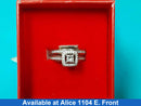 Ring - Engagement Set - White Gold 14k (.585) 5.1 grams Size 5