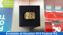 Men's Ring - Yellow Gold 14k (.585) 5.2 grams Size 13.5
