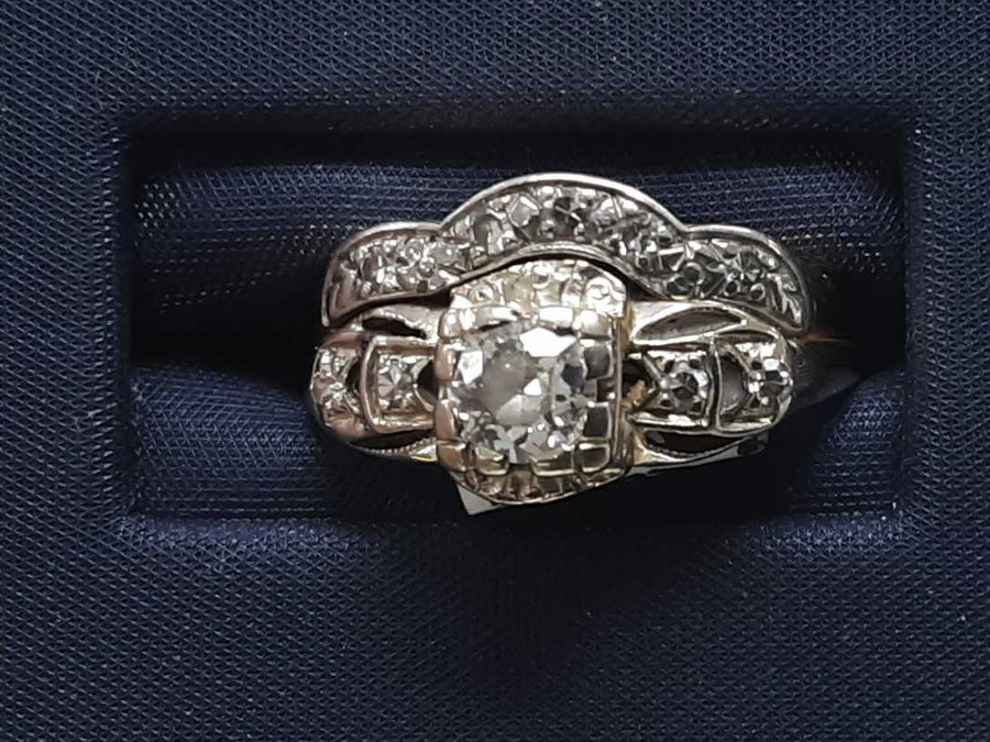 Ring - Wedding Band - Yellow Gold 14k (.585) 4.6 grams Size 20