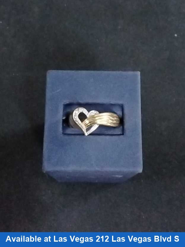 Women's Ring - Yellow Gold 14k (.585) 4.5 grams Size 20