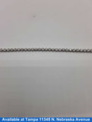 Tennis Bracelet - White Gold 14k (.585) 13.4 grams 7 inch