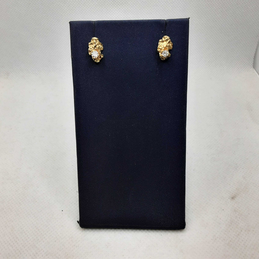 Earrings - Yellow Gold 14k (.585) 2.2 grams