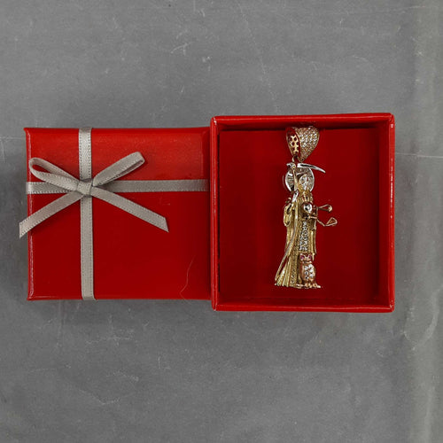 Religious Pendant - Tricolor Gold 10k (.417) 4.5 grams