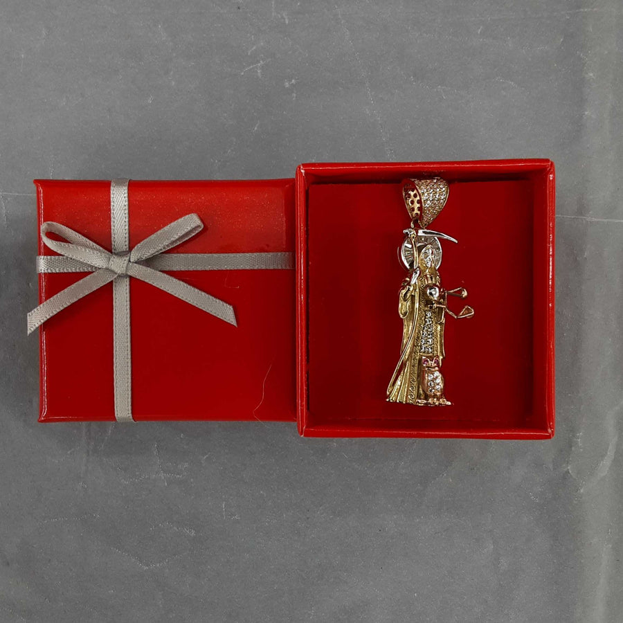 Religious Pendant - Tricolor Gold 10k (.417) 4.5 grams