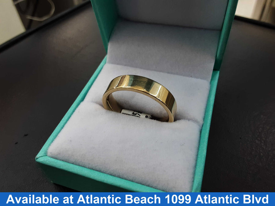Ring - Wedding Band - Yellow Gold 14k (.585) 7.9 grams Size 10