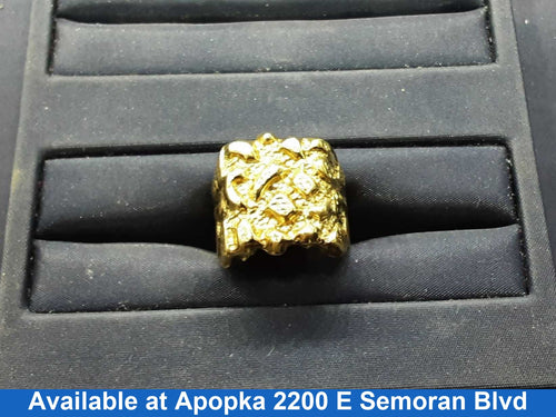 Men's Ring - Yellow Gold 10k (.417) 4 grams Size 20
