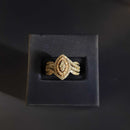 Women's Ring - White Gold 10k (.417) 4.6 grams Size 7