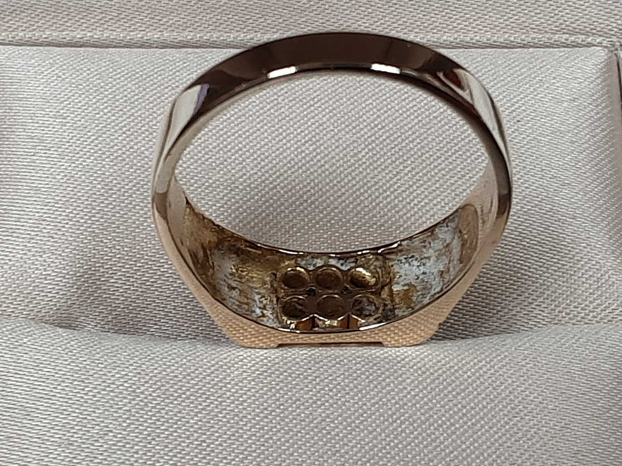 Men's Ring - Yellow Gold 14k (.585) 5 grams Size 10.5
