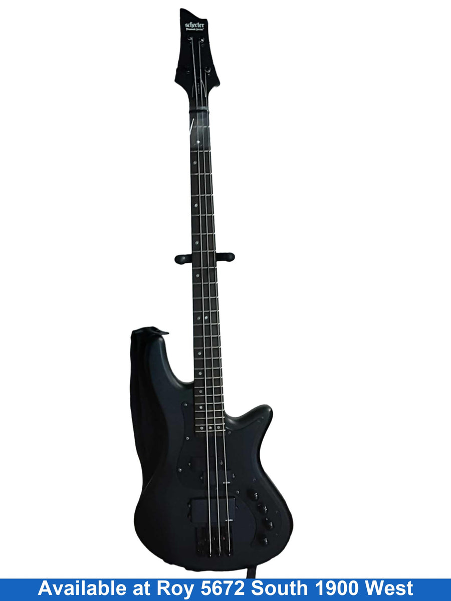 Schecter Stealth- 4 Black Electric Bass Guitar